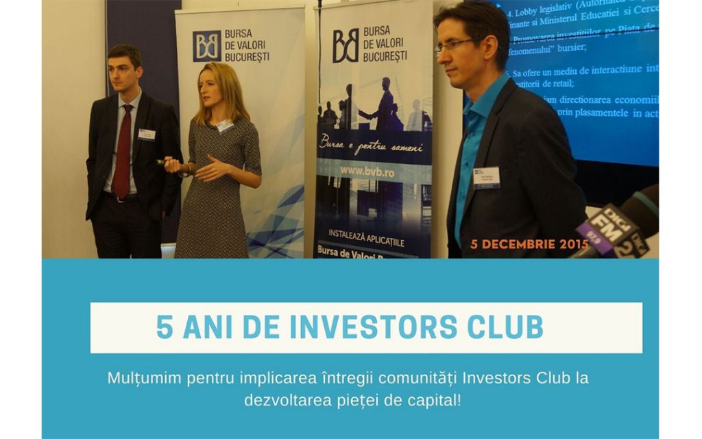 Eveniment aniversar cu ocazia împlinirii a 5 ani de InvestorsClub